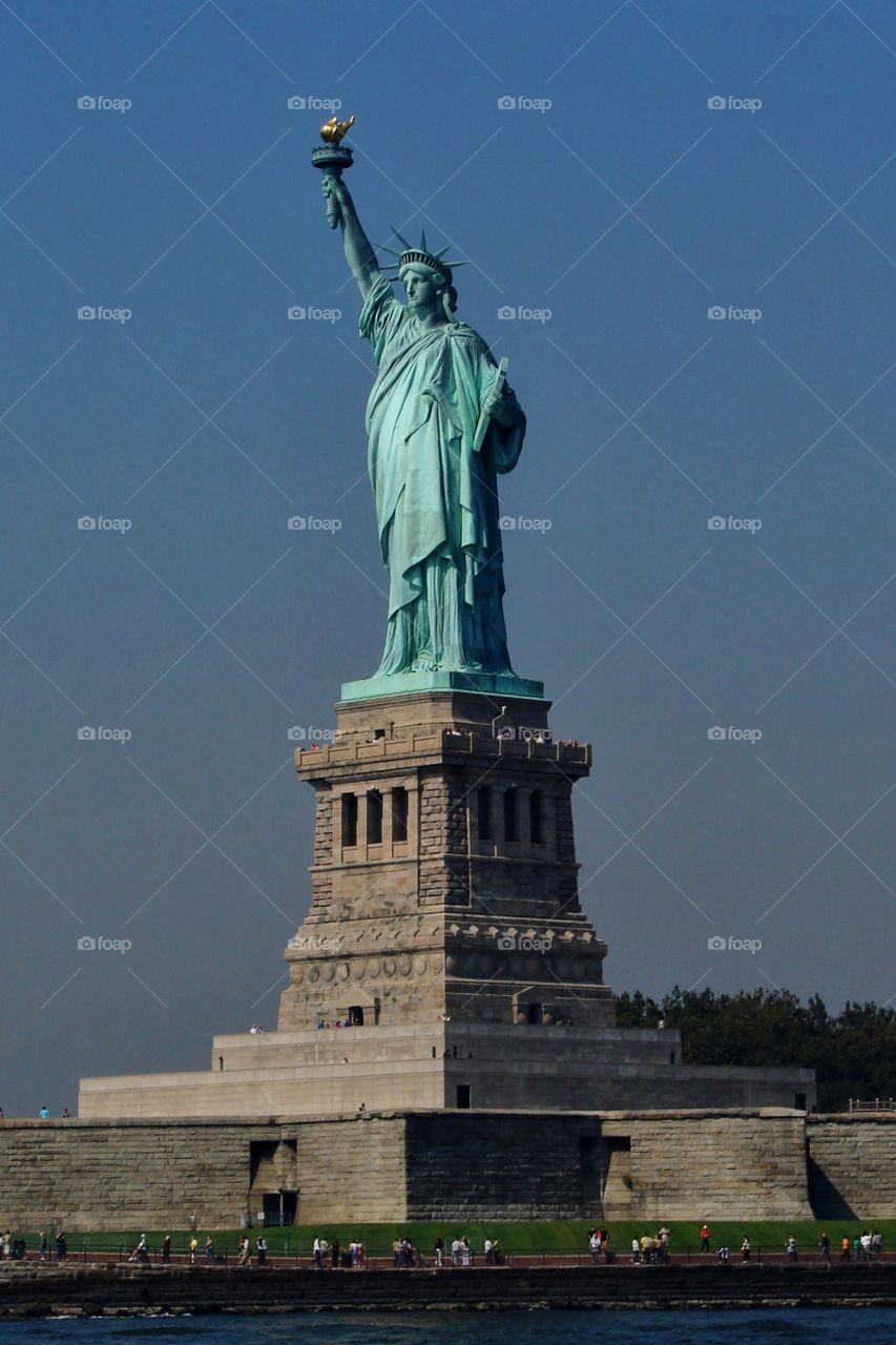 Lady Liberty. She's so pretty.