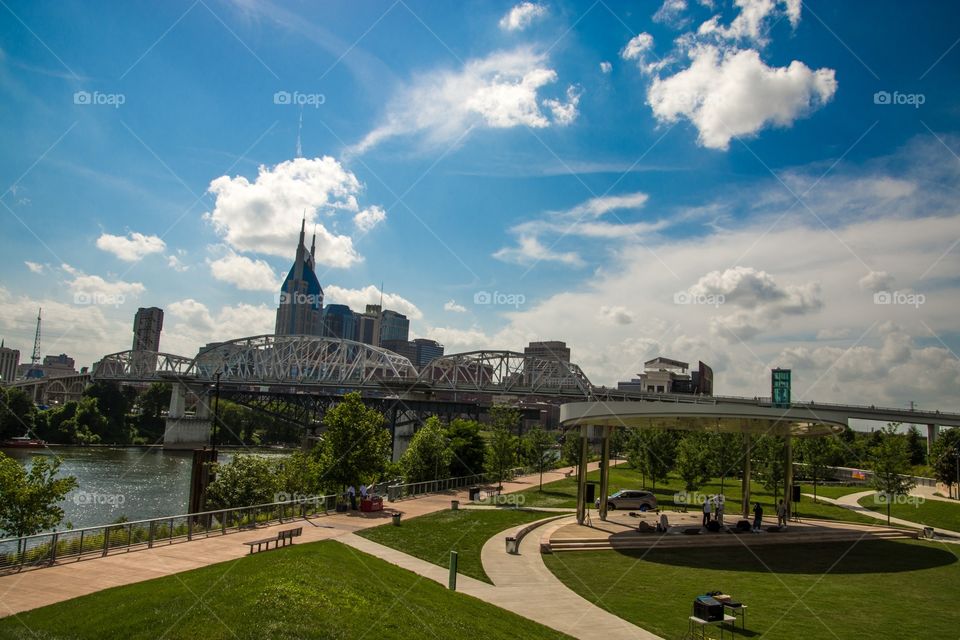 Skyline of Nashville, Tennessee 
