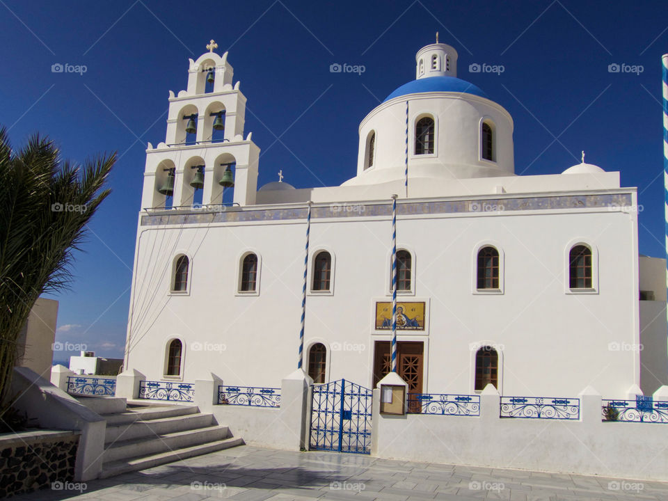 Church in Oia, Santorini. 