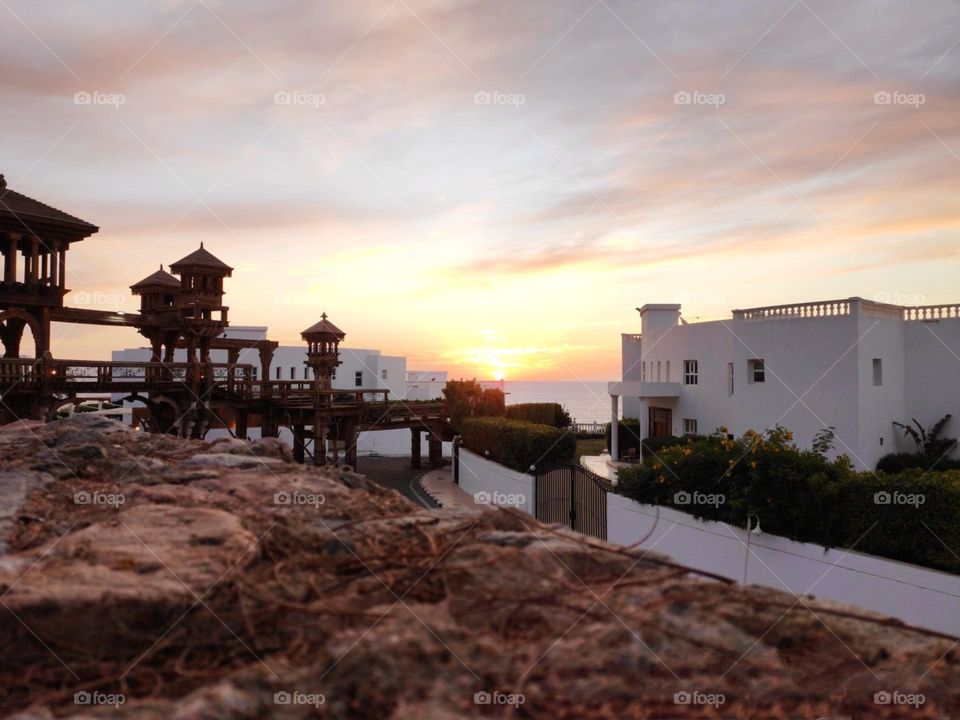 Magic of sunrise and sunset