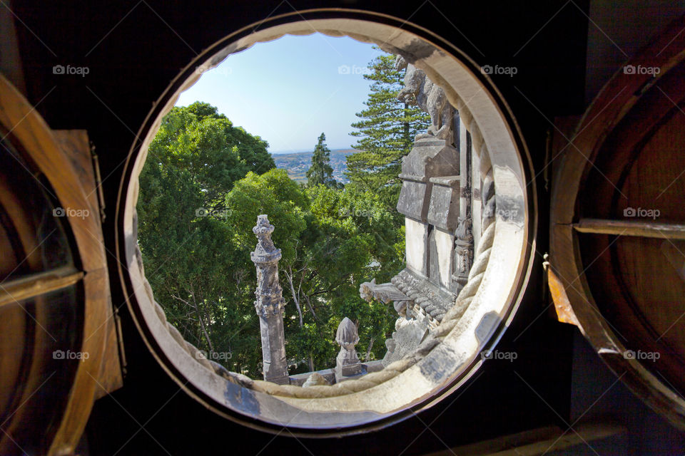 Looking through the round window