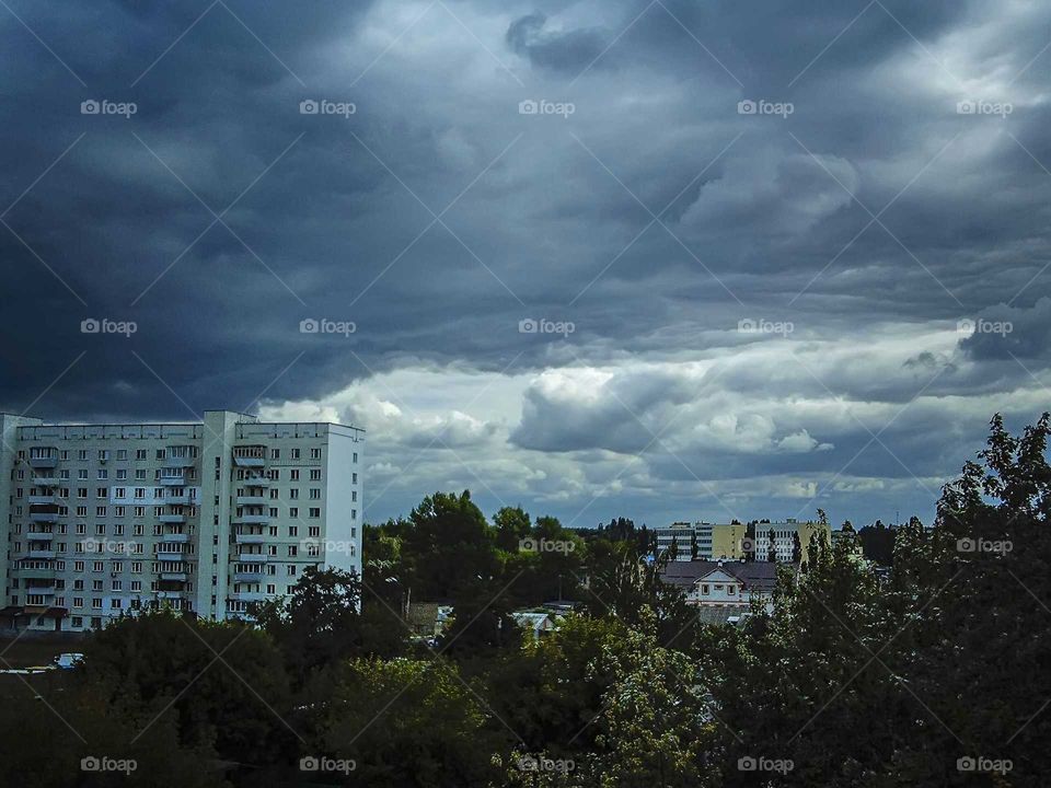 Storm clouds