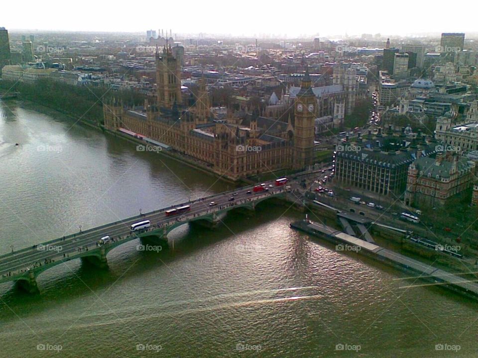 London from London eye 