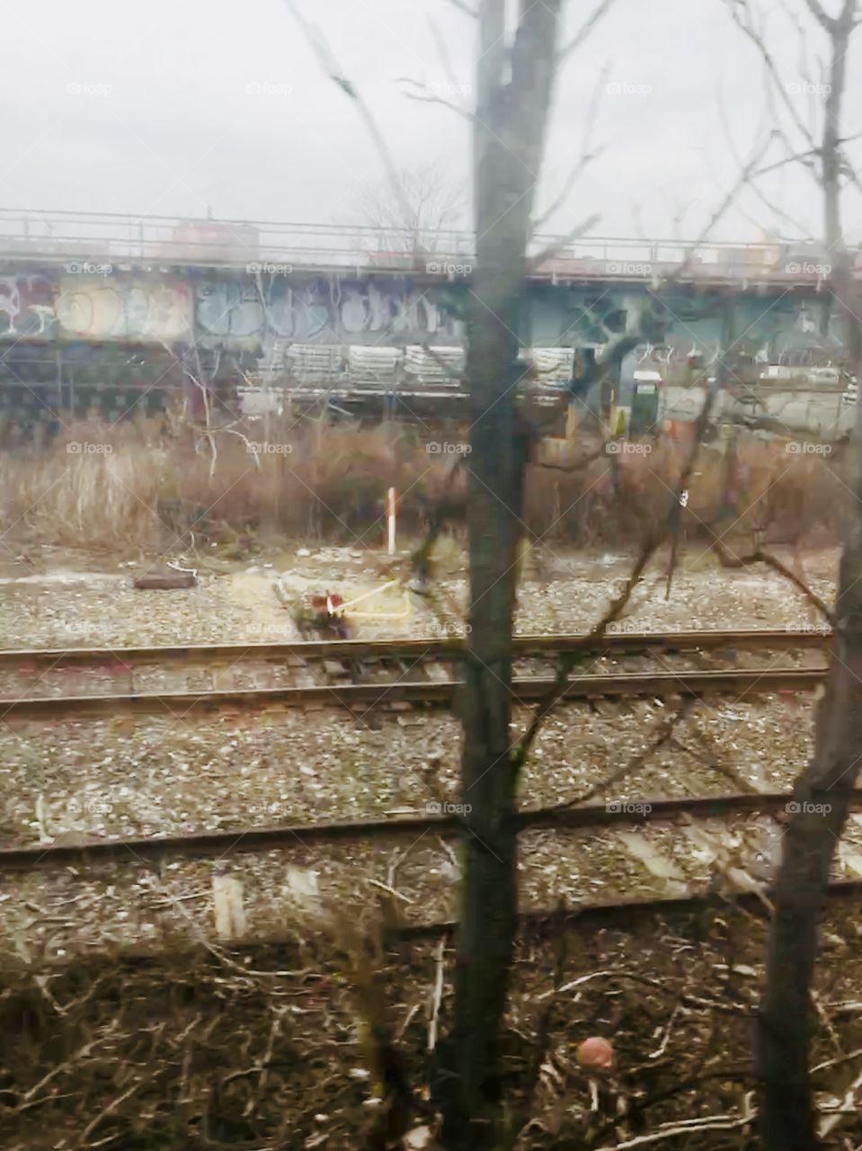 NYC Brooklyn Rail Yard Tracks 