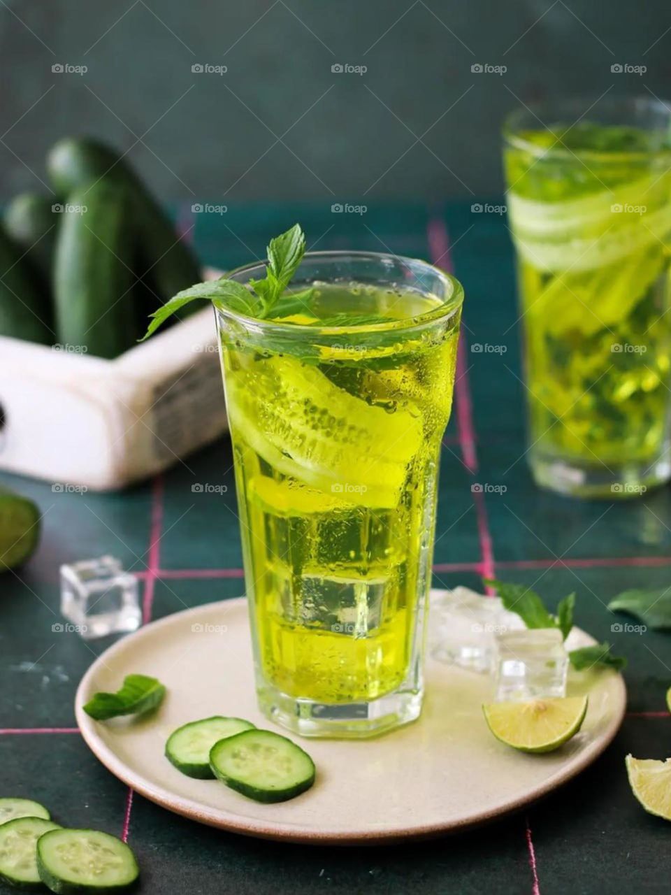 It's not mojitos!it's called sekanjabin drink. It s sweet and delicious and has a long history