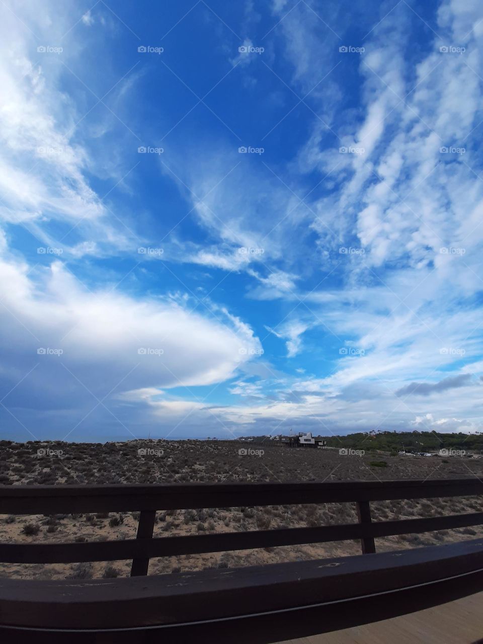 The sky at the beach