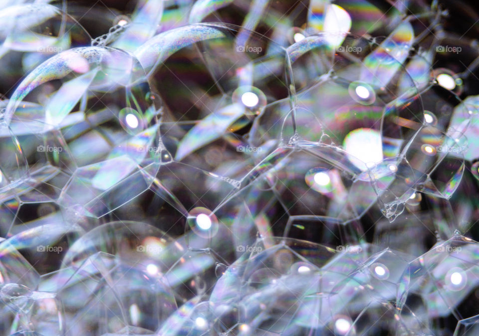 Close-up of bubbles