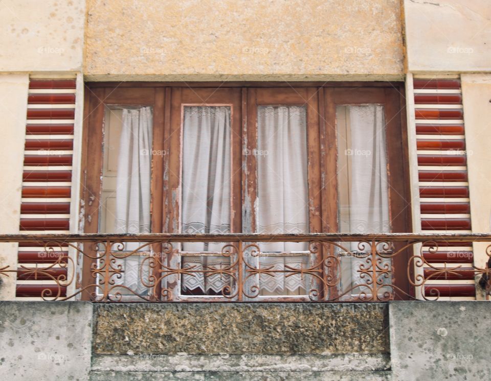 Old house facade 