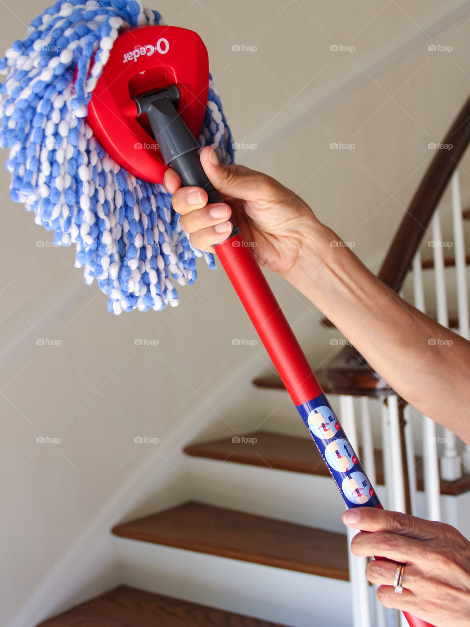 The EasyWring Spin Mop & Bucket System by O-Cedar 