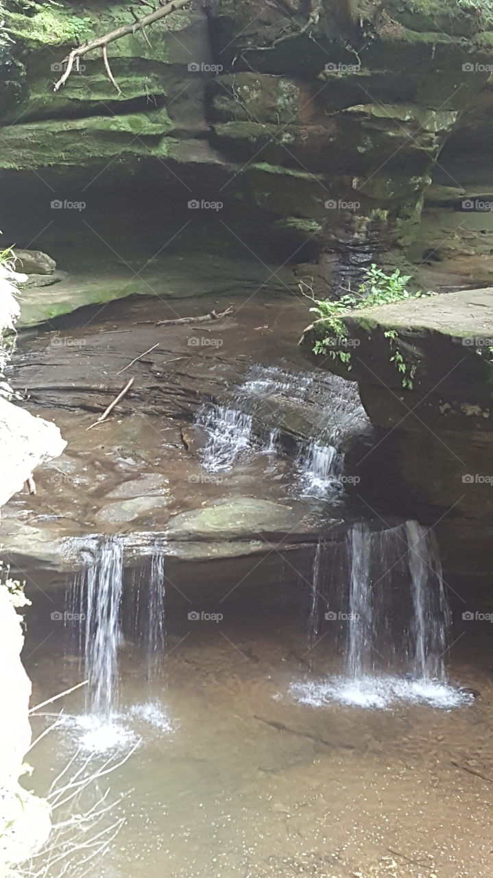 Waterfall in Hocking Hills Ohio
