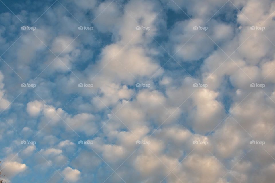 Clouds like Cotton Balls