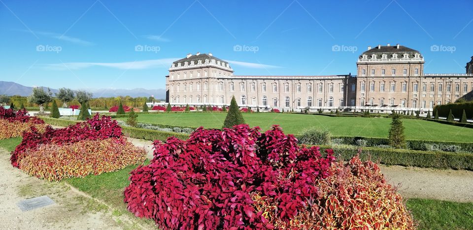 Ancient palace of Venaria, city of Turin, Italy