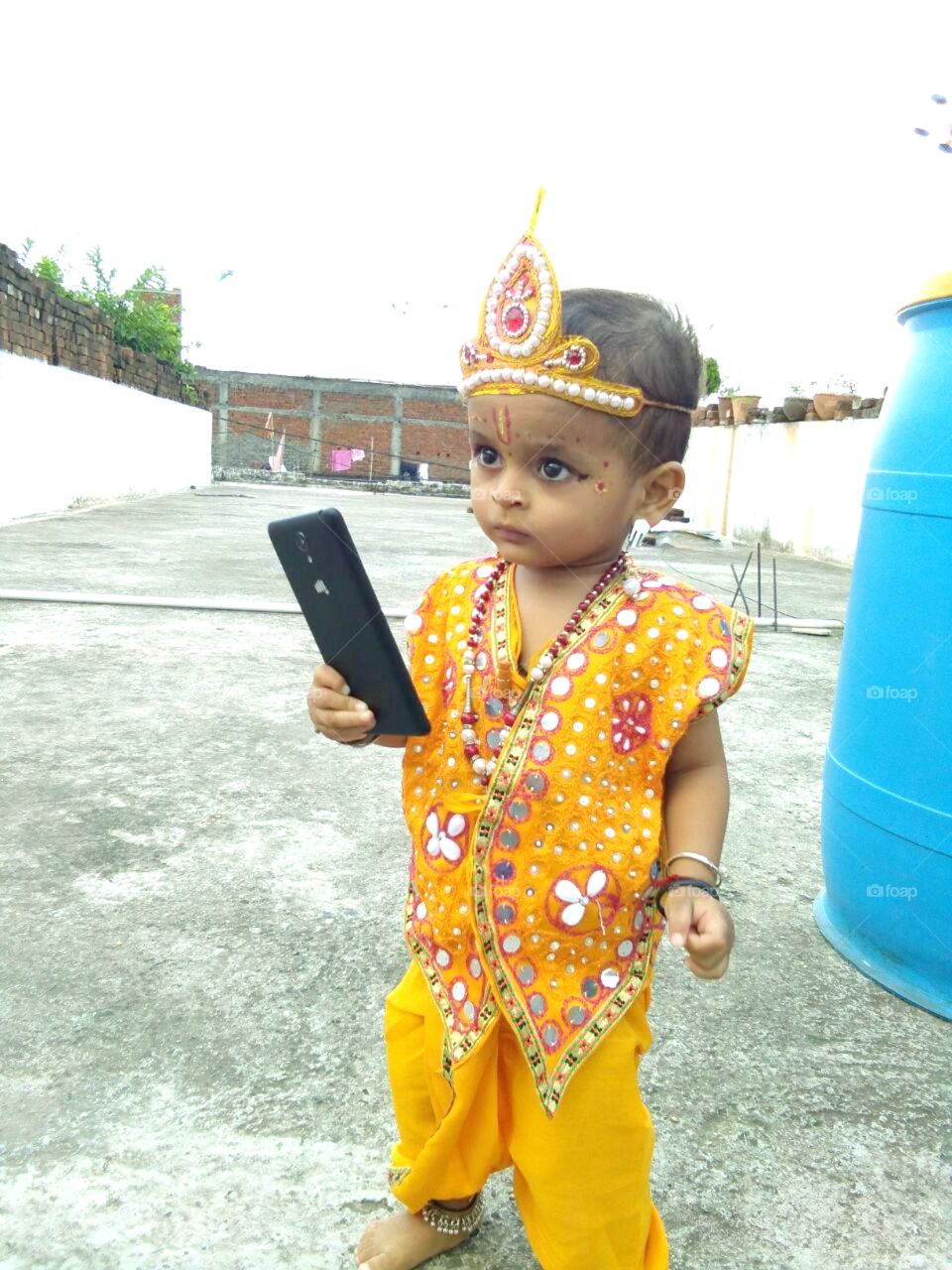 new styl indian child