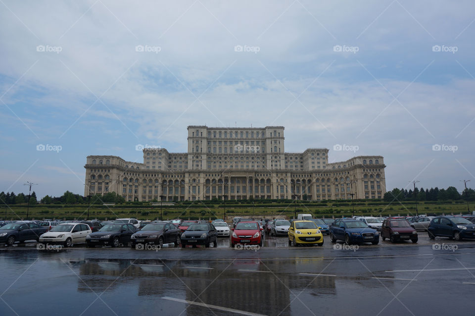 Bucharest city view