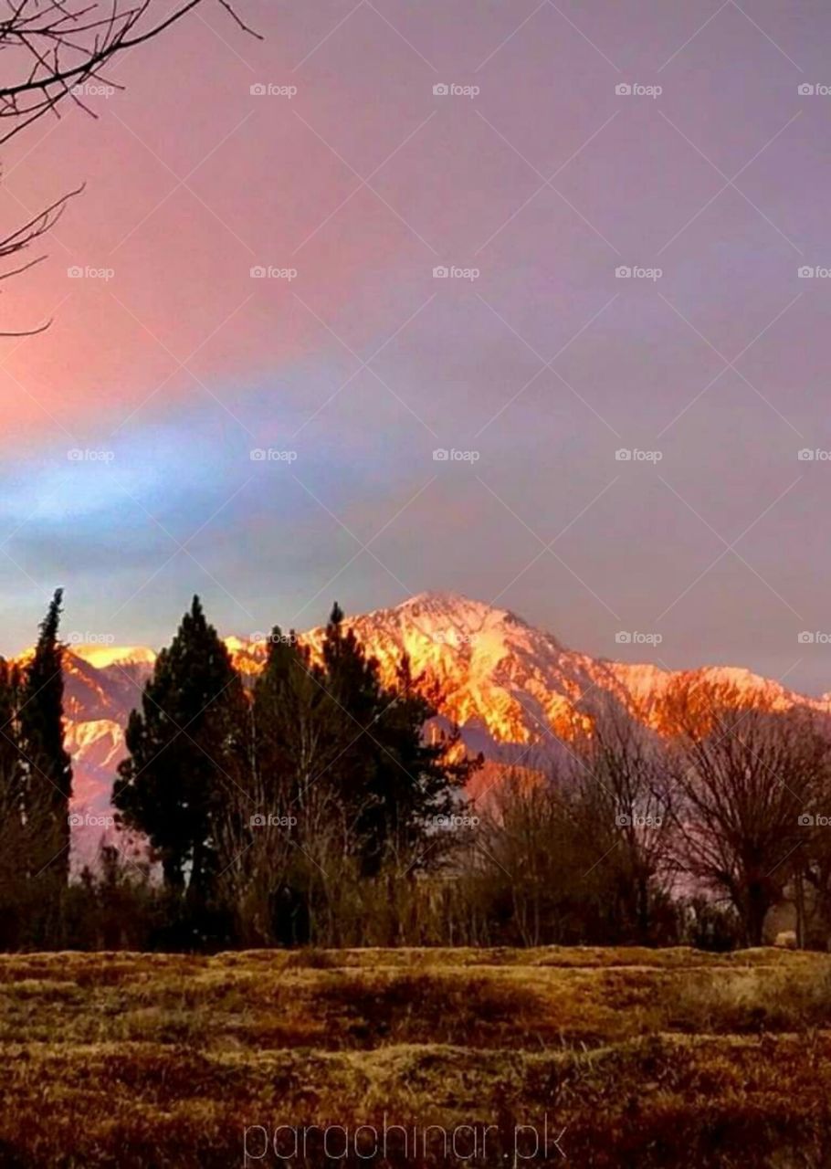 sunlight affect in mountain