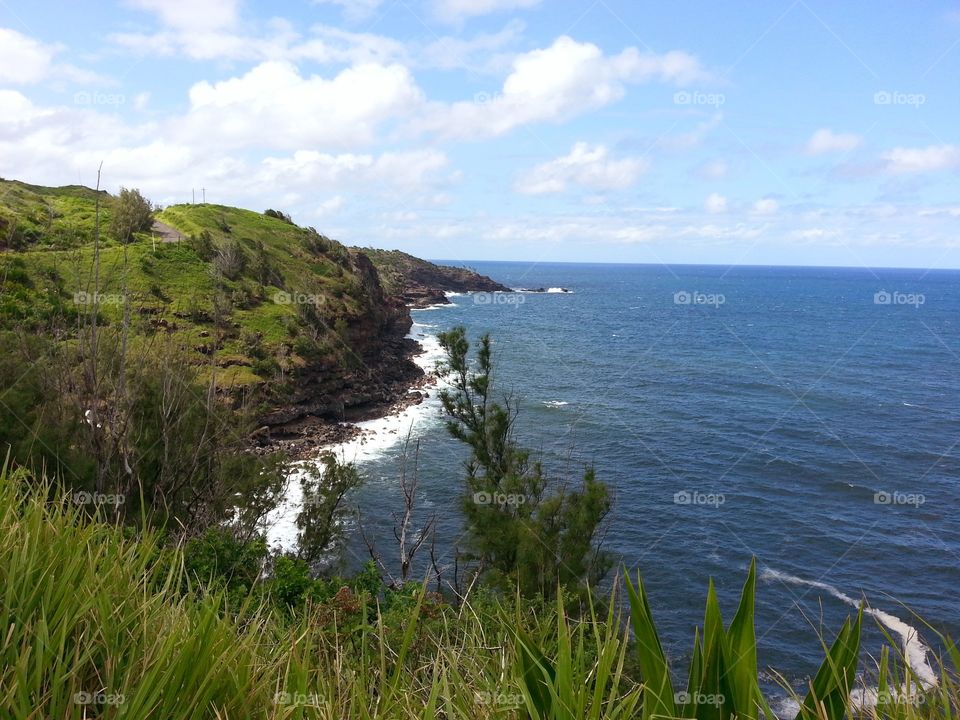 Maui's northwestern coast 