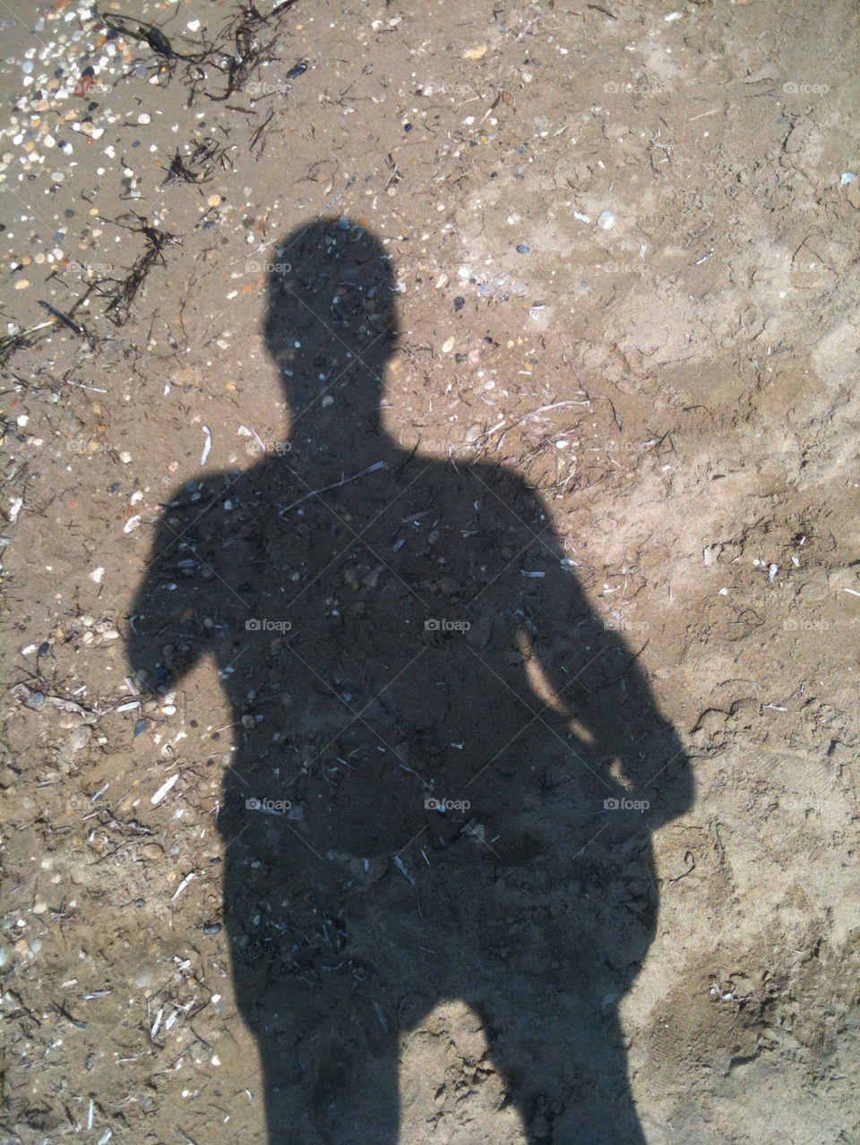 beach shadow sand greece by chmatz