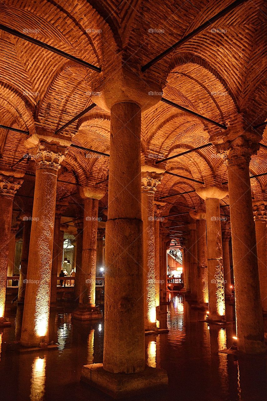 Underground Basilica Cistem, Istanbul, Turkey