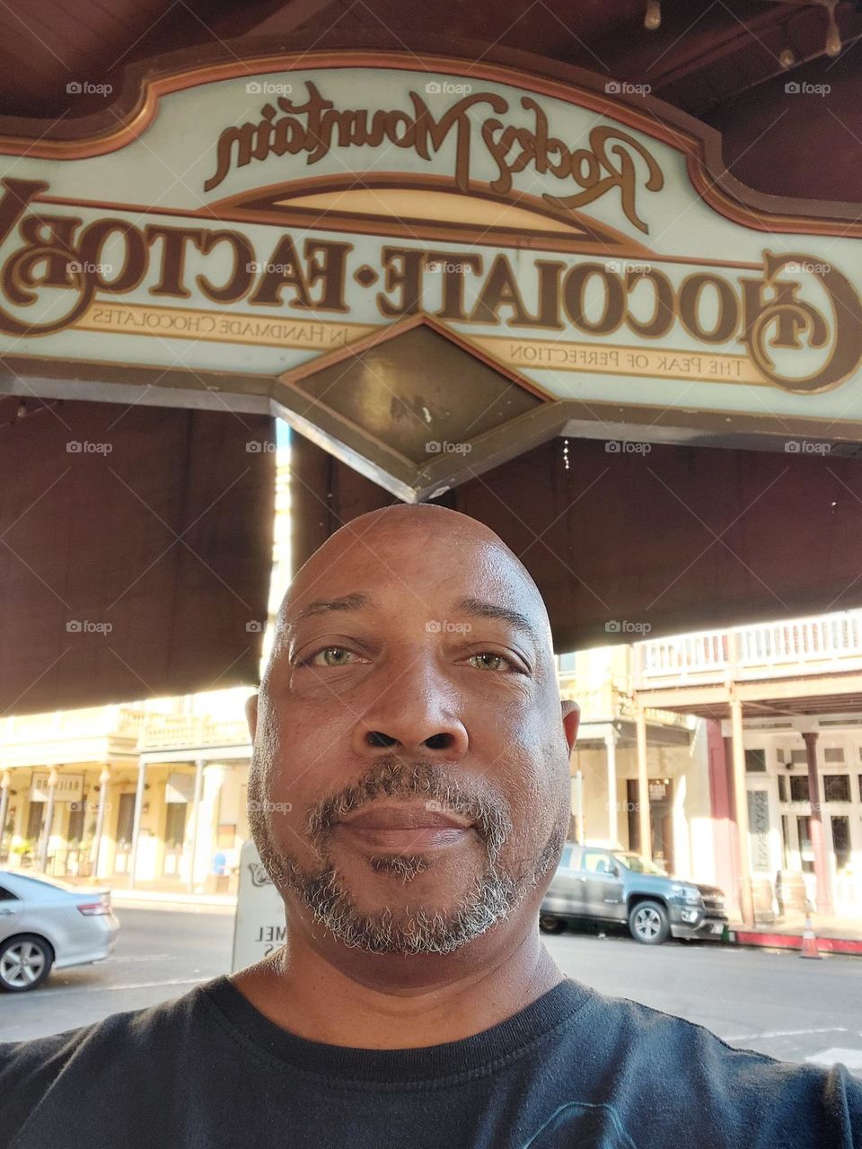 Out in Old Town Sacramento at the chocolate factory