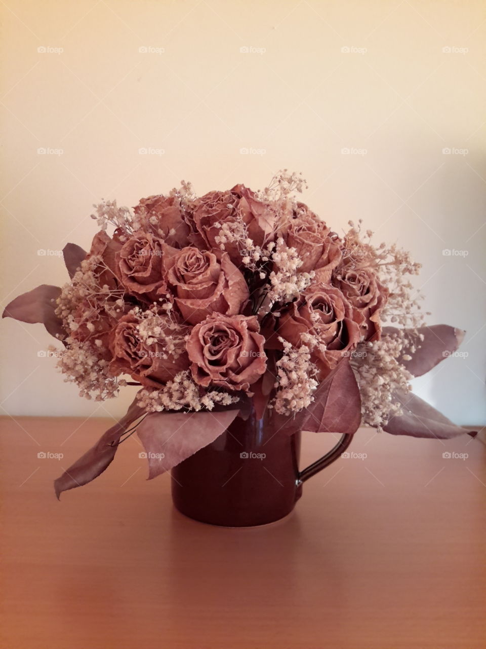 Bouquet of dried roses