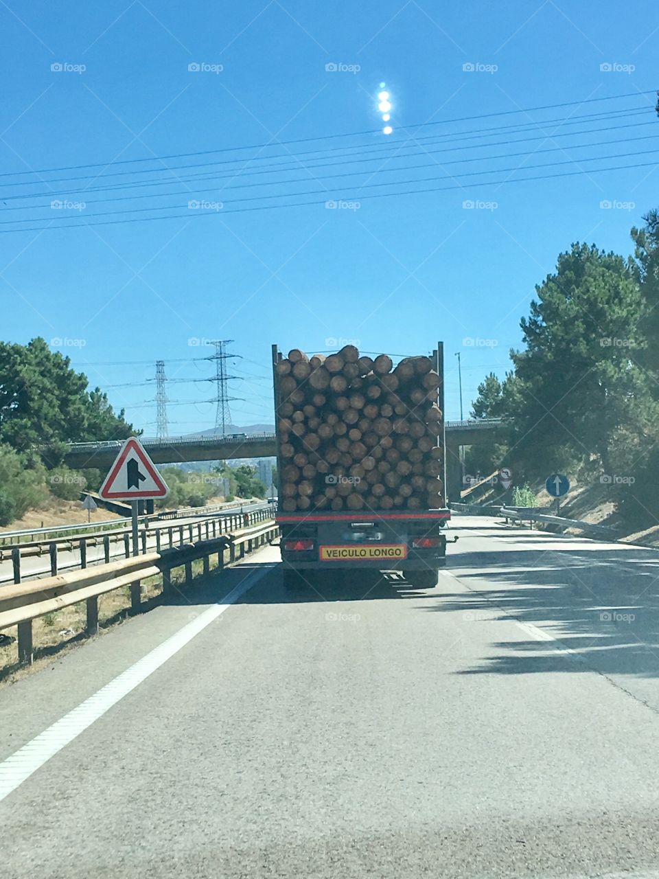 Wooden truck on it's way 