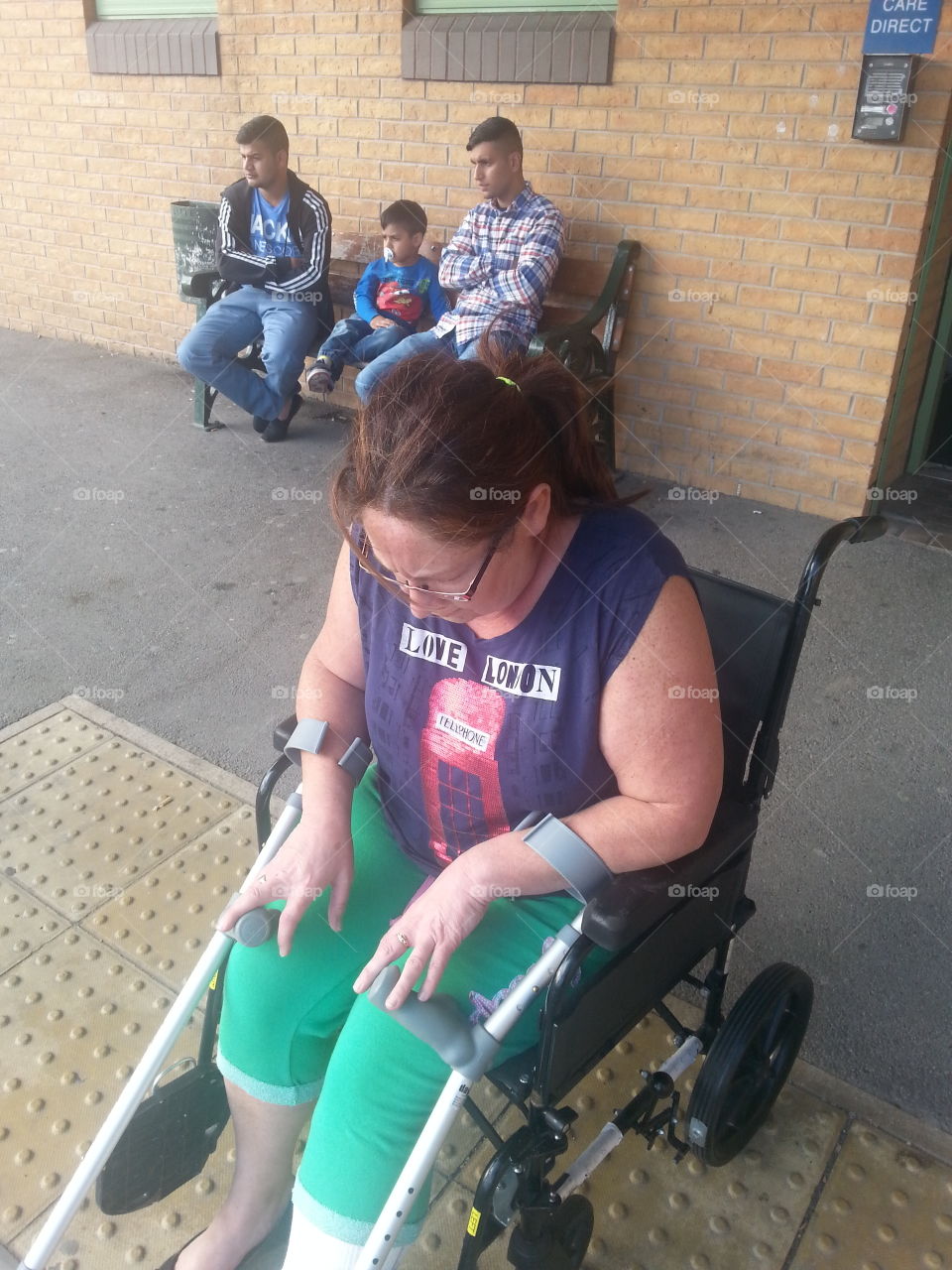 People, Child, Wheelchair, Woman, Adult