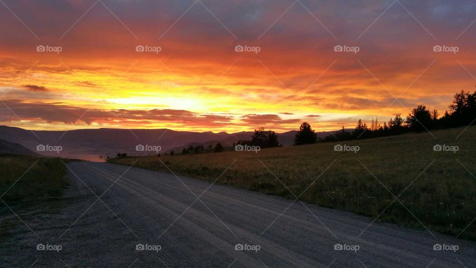 Sunset in Colorado