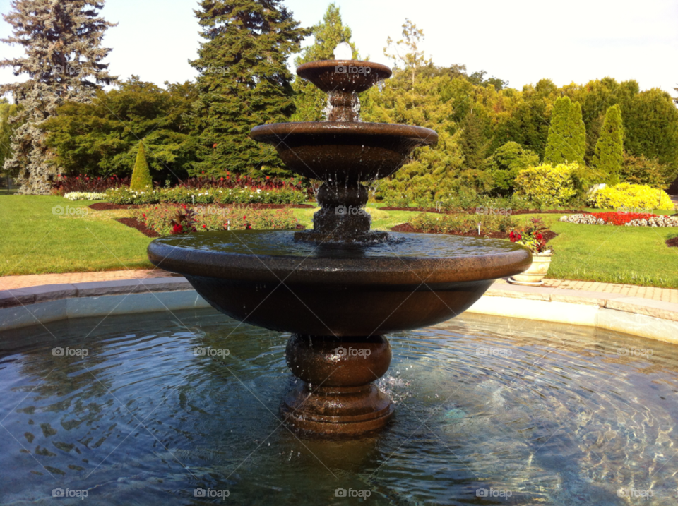niagara falls old fashion water fountain by dodgercraz