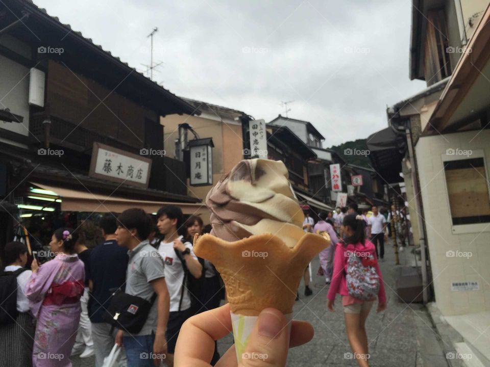 Ice cream in kyoto
