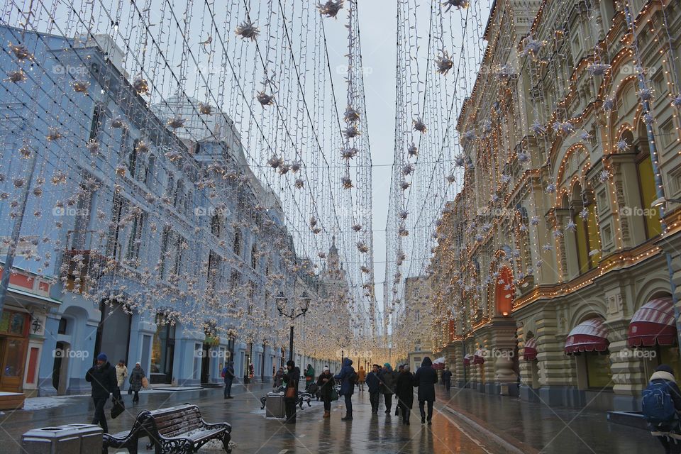 Walk Moscow street