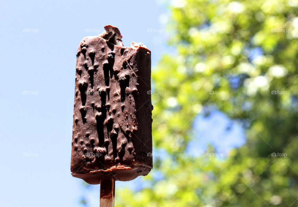 Close-up of ice cream bar