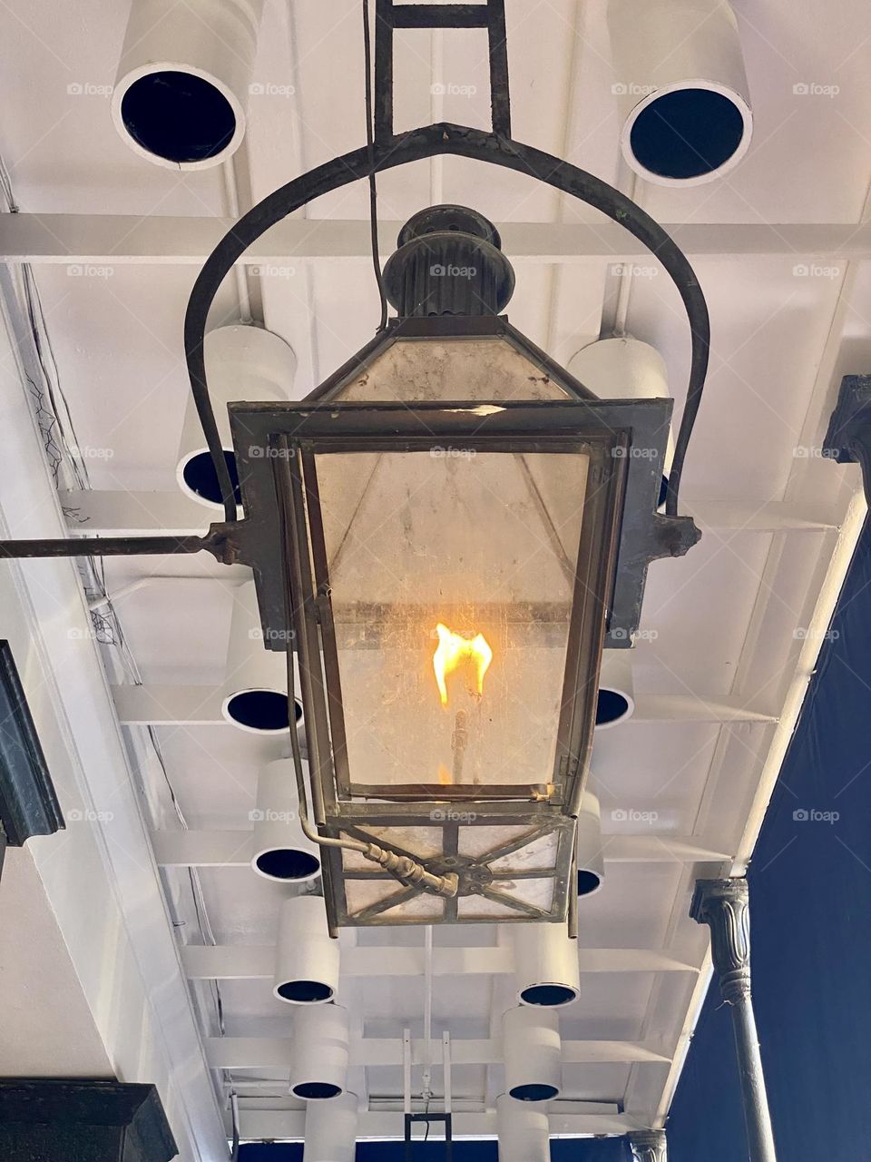 A beautiful gas powered lantern