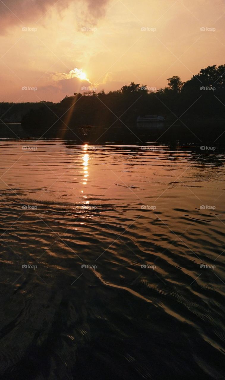 Enjoying the beauty of nature....Sunset time