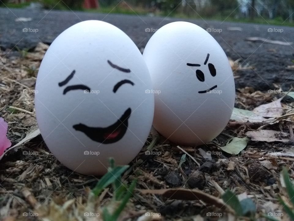 Happy eggs andas anger