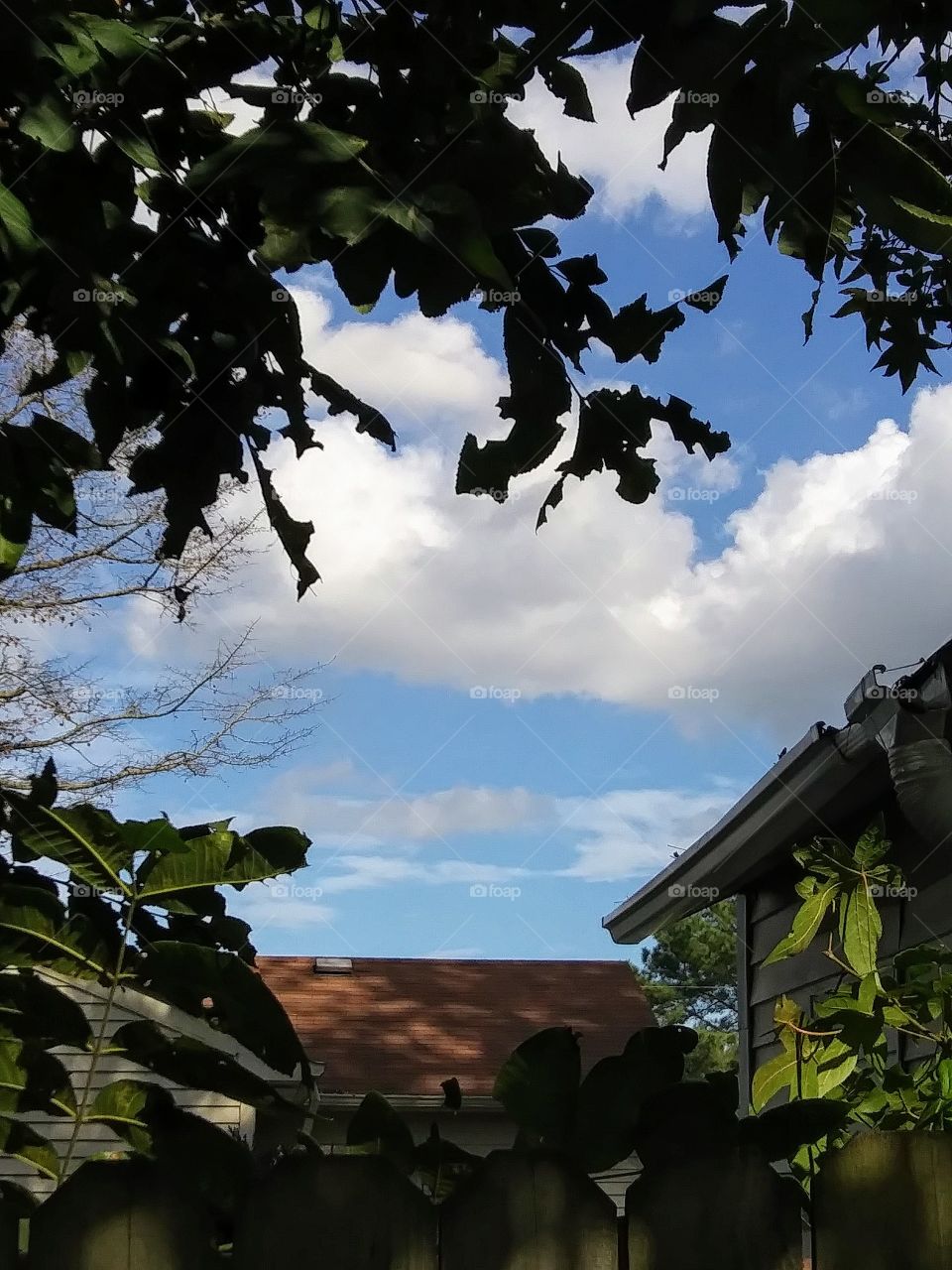 clouds over the rooftops