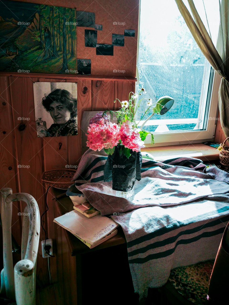 Room, flowers and a window