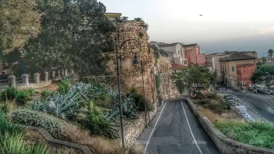 Street in Cagliari, Italy