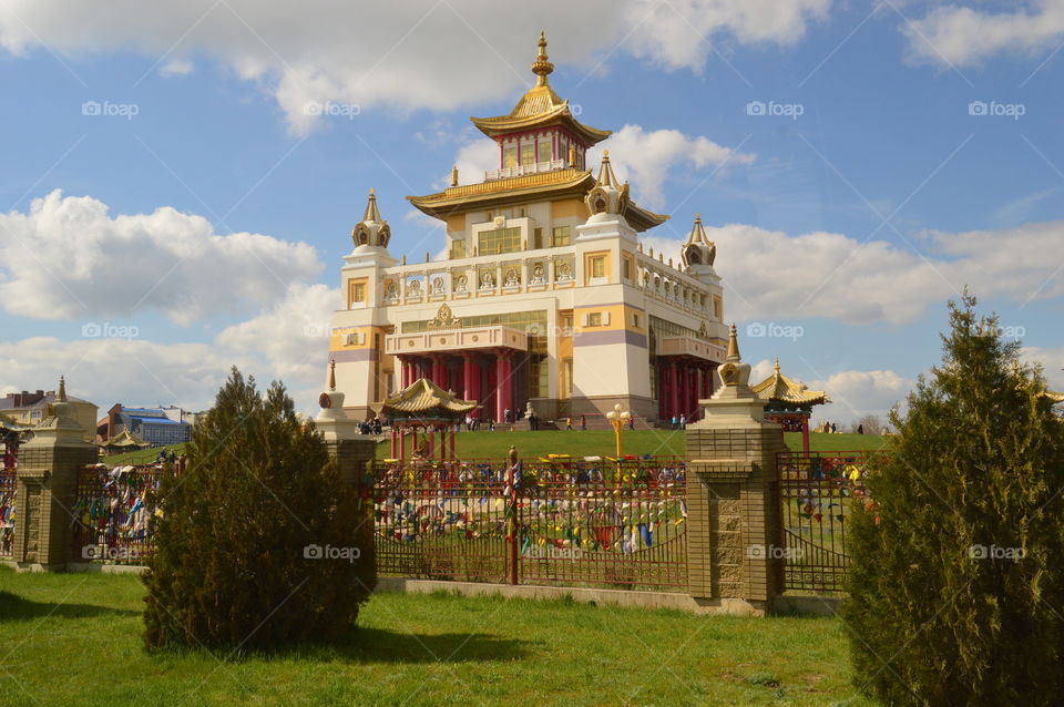 One of the largest Buddhist temples in Europe