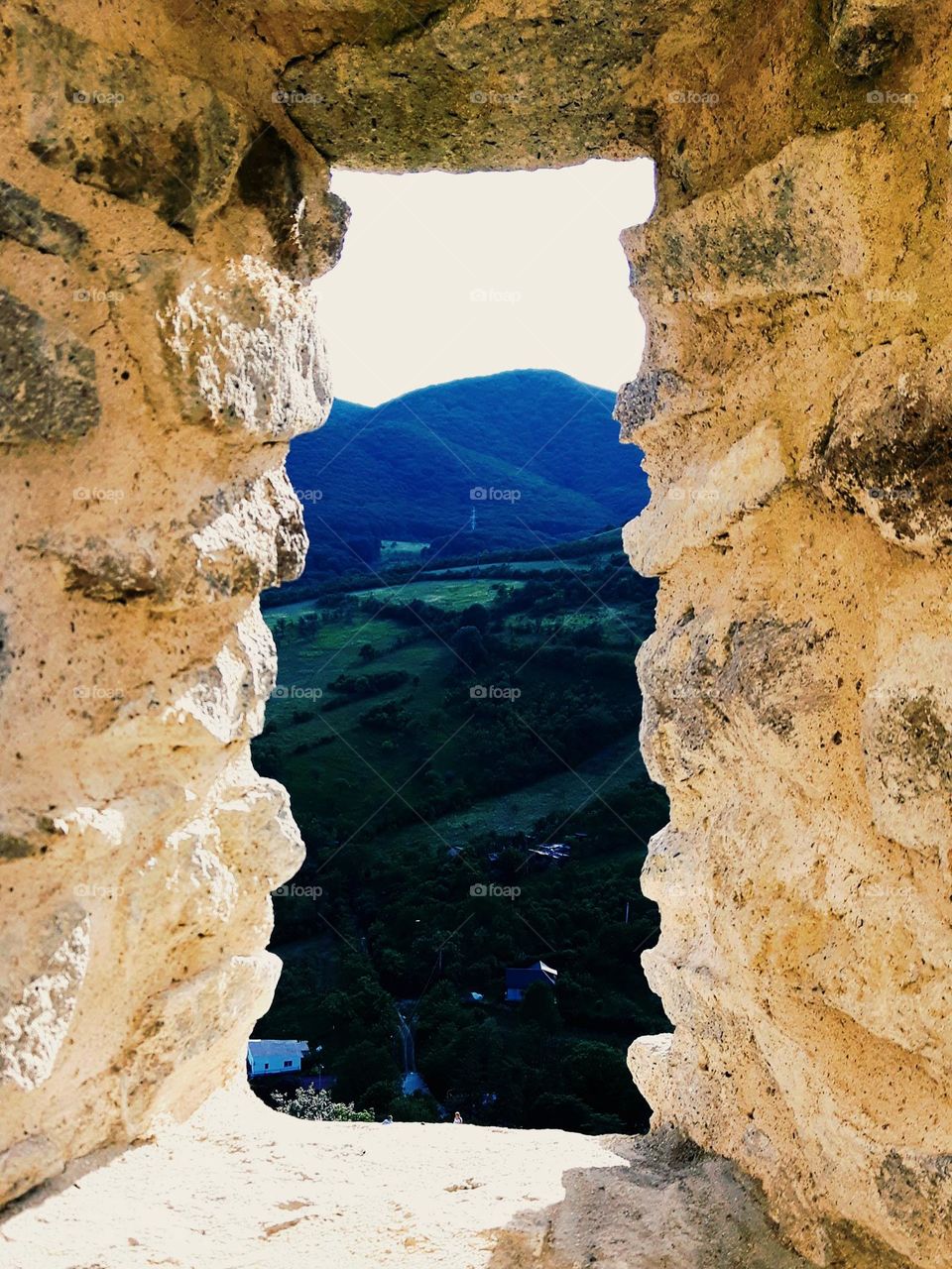 the Deva fortress window