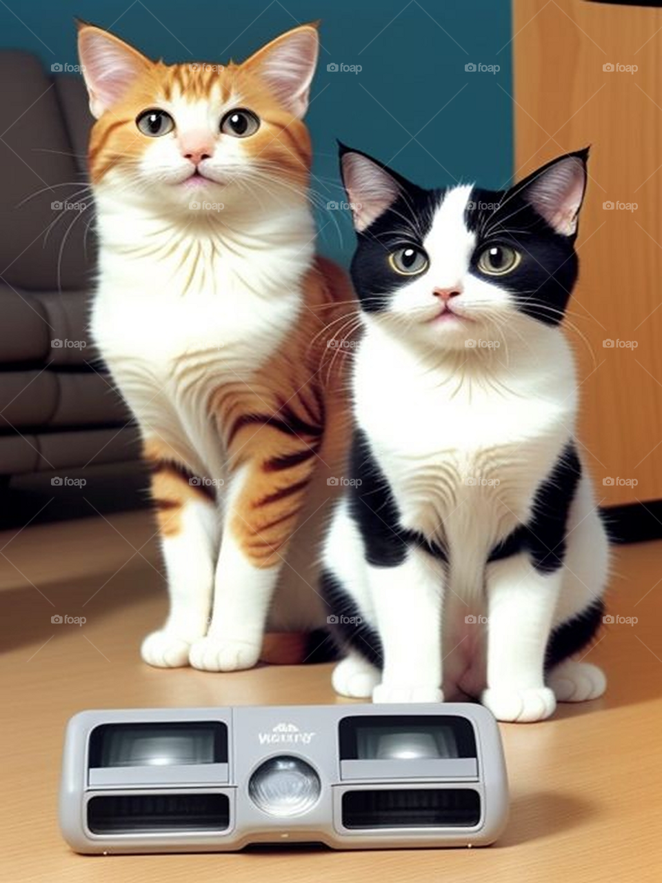 Two cute cats