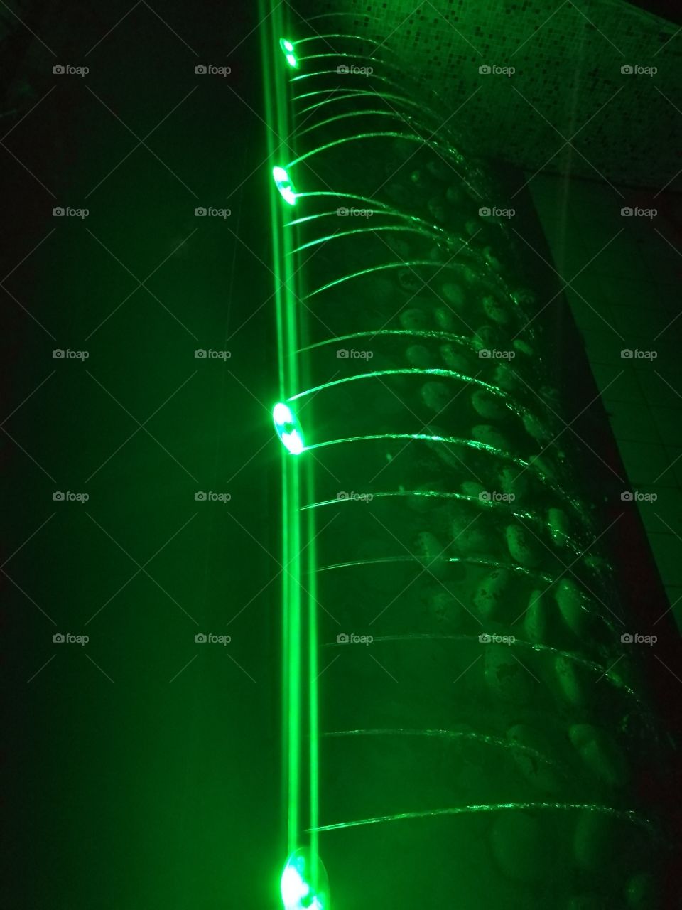 lights and fountains