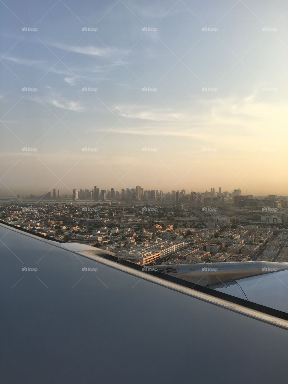 View from flight, Sharjah