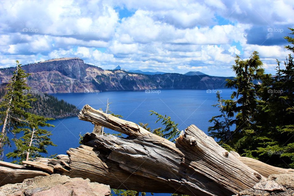 The Edge of Crater Lake