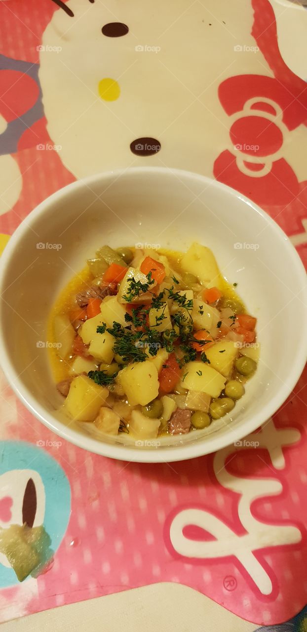 Vegetable stew, food, soup, sauce