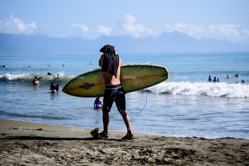Surfing at Baler, Aurora, Philippines