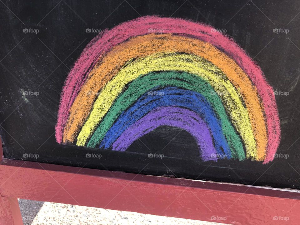 Chalk rainbow 