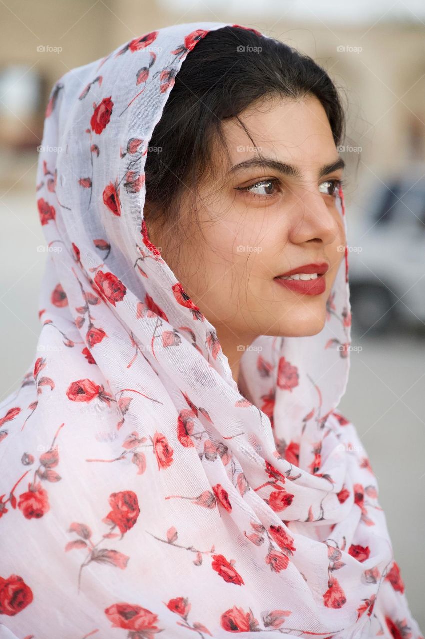 Beautiful Indian Girl Face 