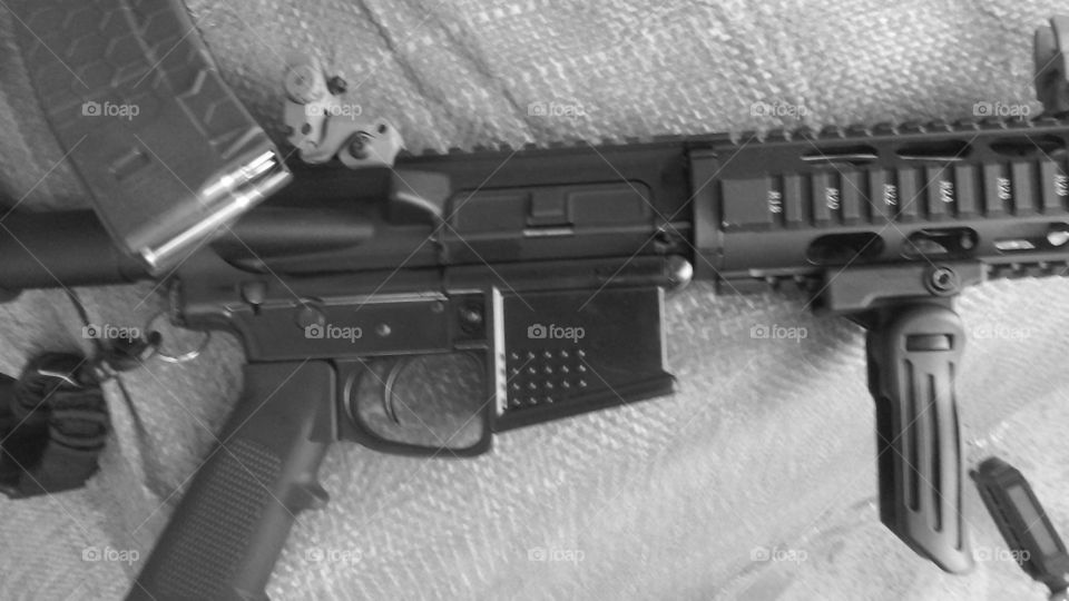AR15 pistol, ghost gun