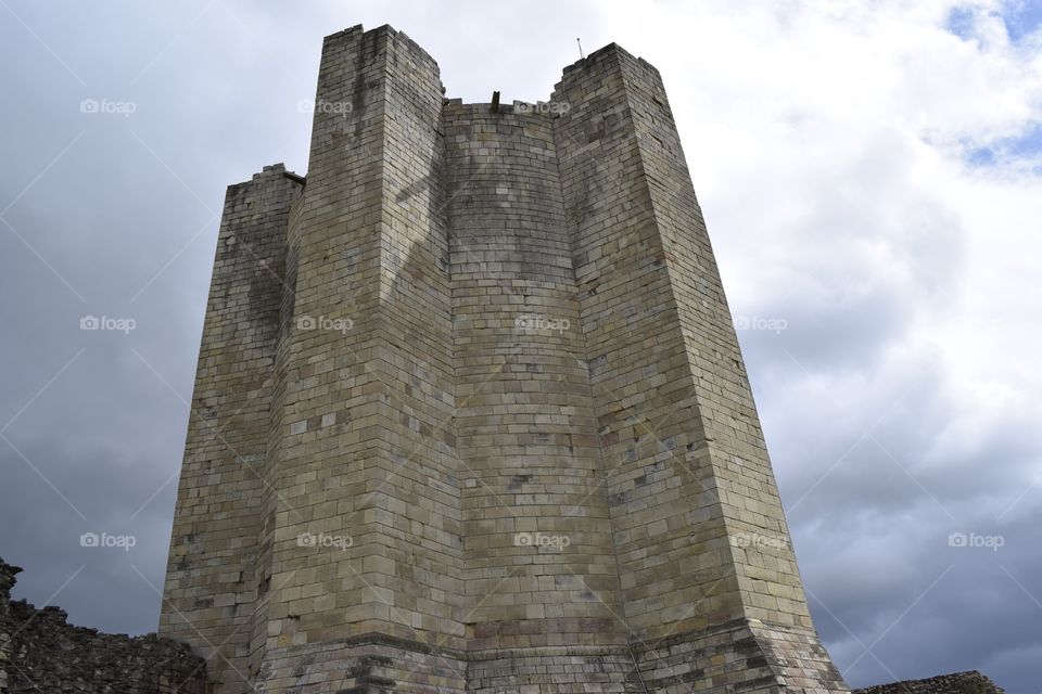 Conisborough Castle. Home of Ivanhoe, the fictional character which led to the more famous fictional character Robin Hood.