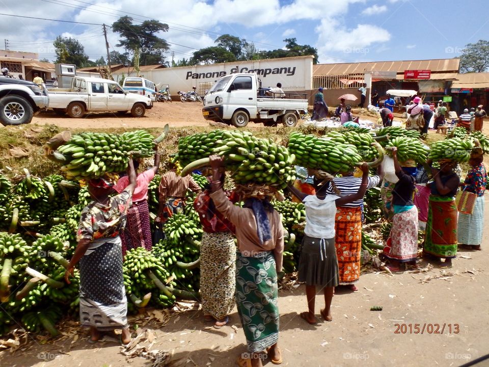 Market day in Tanzania.